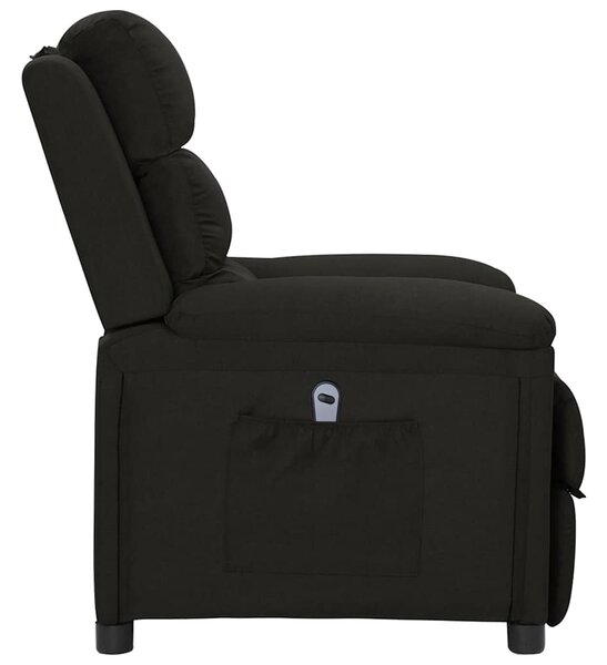 Elektrické polohovací křeslo černé textil 3098965
