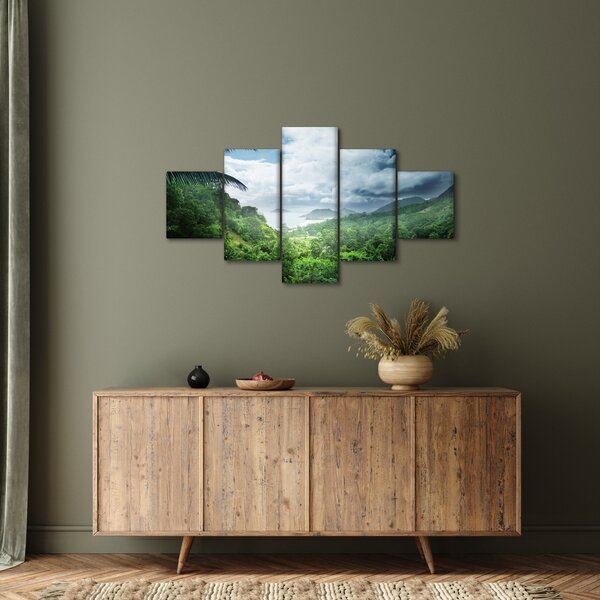 Obraz - Seychelská jungle (125x70 cm)