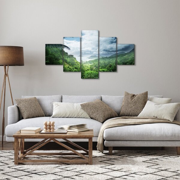Obraz - Seychelská jungle (125x70 cm)