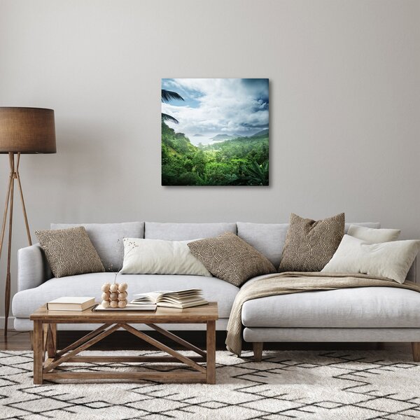 Obraz - Seychelská jungle (30x30 cm)