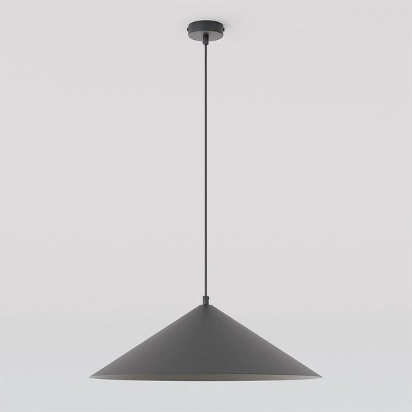 Závěsné svítidlo MONO 1L – černé, opálové sklo, 1× E14, šířka 50 cm