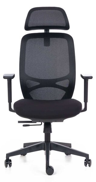 Kancelářská ergonomická židle Adapta - síť černá