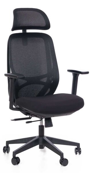 Kancelářská ergonomická židle Adapta - síť černá
