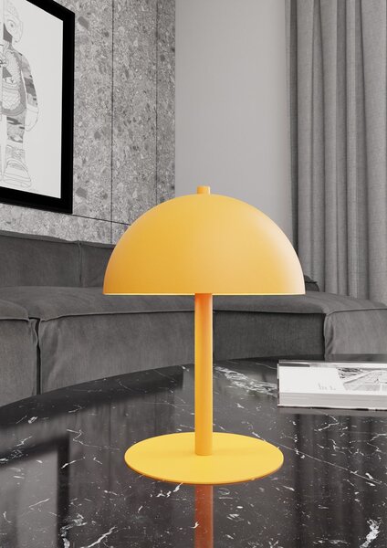 Stolní lampa MOGU LN2 – oranžová, 2× G9, šířka 18 cm