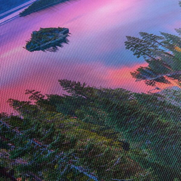 Obraz - Jezero Tahoe, Sierra Nevada, Kalifornie, USA (s hodinami) (90x30 cm)