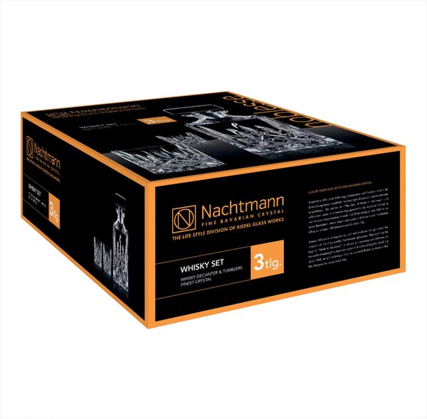 Nachtmann Noblesse Whisky sada 2 sklenic a karafy 91899