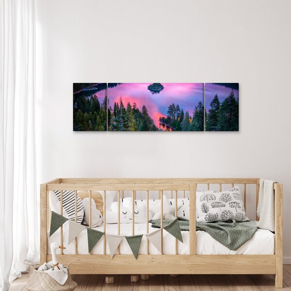 Obraz - Jezero Tahoe, Sierra Nevada, Kalifornie, USA (170x50 cm)