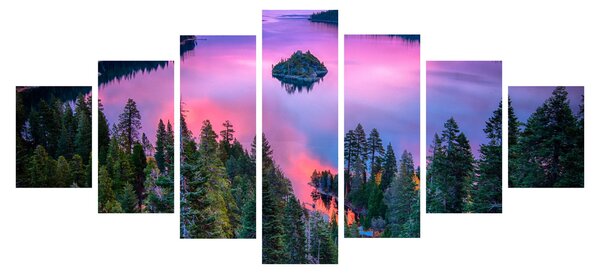 Obraz - Jezero Tahoe, Sierra Nevada, Kalifornie, USA (210x100 cm)