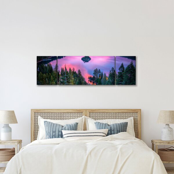 Obraz - Jezero Tahoe, Sierra Nevada, Kalifornie, USA (170x50 cm)