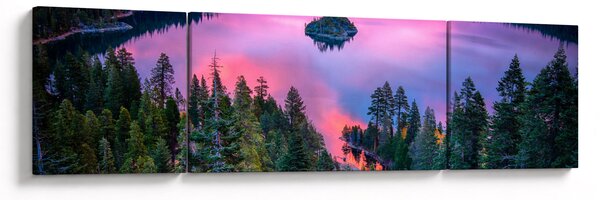 Obraz - Jezero Tahoe, Sierra Nevada, Kalifornie, USA (170x50 cm)