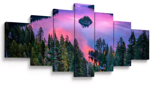 Obraz - Jezero Tahoe, Sierra Nevada, Kalifornie, USA (210x100 cm)