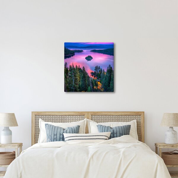 Obraz - Jezero Tahoe, Sierra Nevada, Kalifornie, USA (30x30 cm)