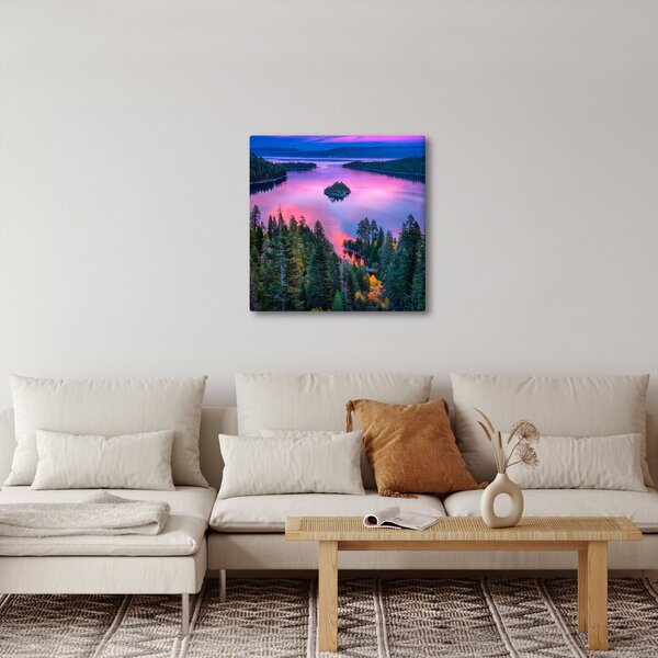 Obraz - Jezero Tahoe, Sierra Nevada, Kalifornie, USA (30x30 cm)