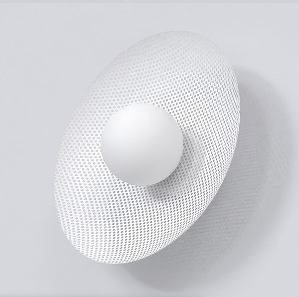 Nástěnné svítidlo VIBEZ K1 – celobílé, sklo, 1× G9, šířka 30 cm