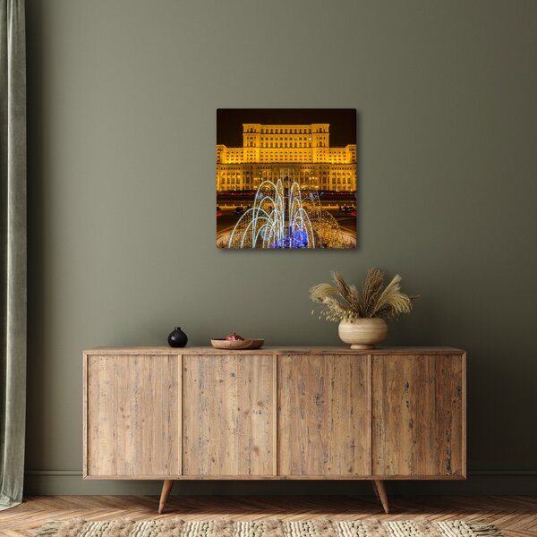 Obraz - Palác parlamentu, Bukurešť Rumunsko (30x30 cm)