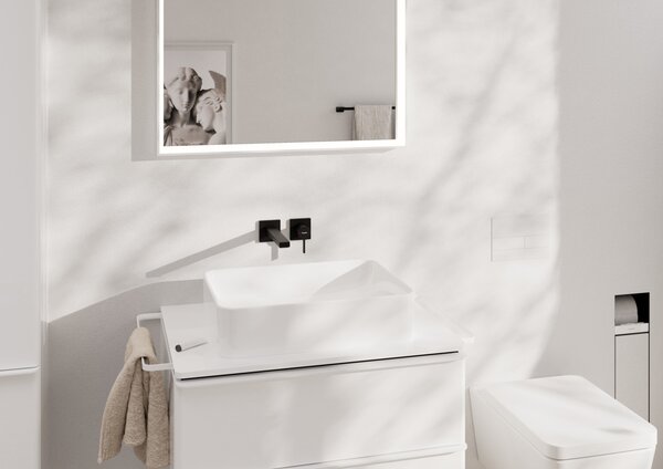 Hansgrohe Tecturis E umyvadlová baterie stojící černá 73012670