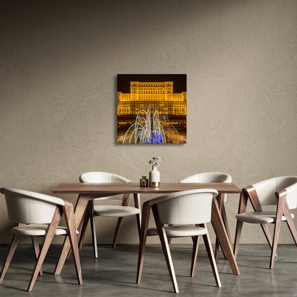 Obraz - Palác parlamentu, Bukurešť Rumunsko (30x30 cm)