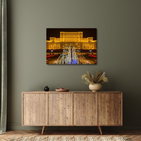 Obraz - Palác parlamentu, Bukurešť Rumunsko (70x50 cm)
