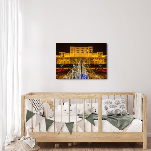 Obraz - Palác parlamentu, Bukurešť Rumunsko (70x50 cm)