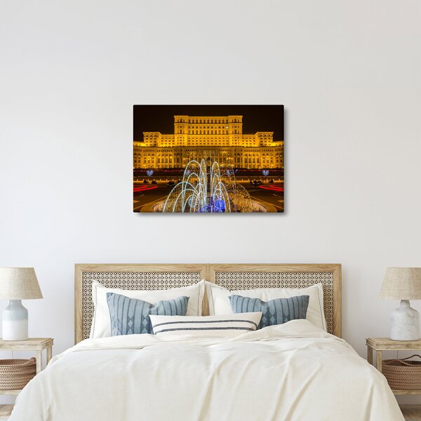 Obraz - Palác parlamentu, Bukurešť Rumunsko (70x50 cm)