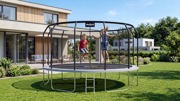 Trampolína se sítí Rebel 3,8 cm FT 14 (427-435 cm) žebříček