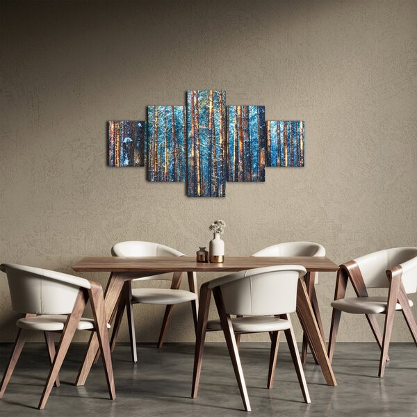 Obraz - Zimní les (125x70 cm)