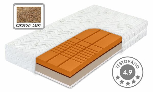Tvrdší zdravotní matrace HERODES XXL, 24cm, 90x200cm, 150kg