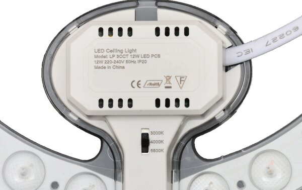 Fulgur s-43088 - LED Magnetický modul LED/12W/230V 3000/4000/6500K pr. 19,3 cm