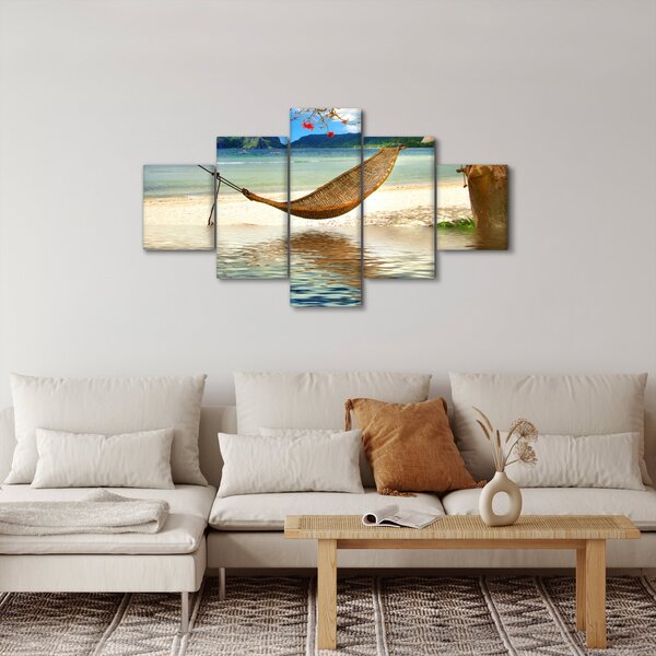 Obraz - Relax na pláži (125x70 cm)