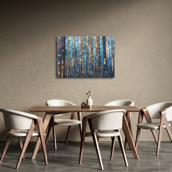 Obraz - Zimní les (70x50 cm)