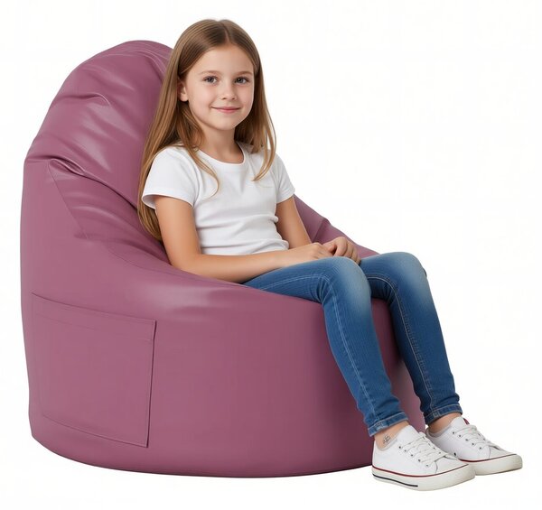 Sedací vak Primabag Porty ekokůže fuchsie TD7