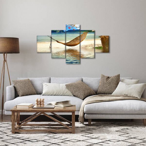 Obraz - Relax na pláži (125x70 cm)
