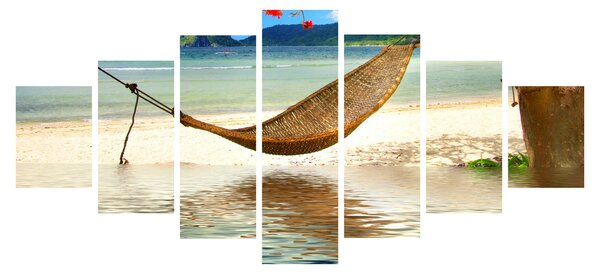 Obraz - Relax na pláži (210x100 cm)