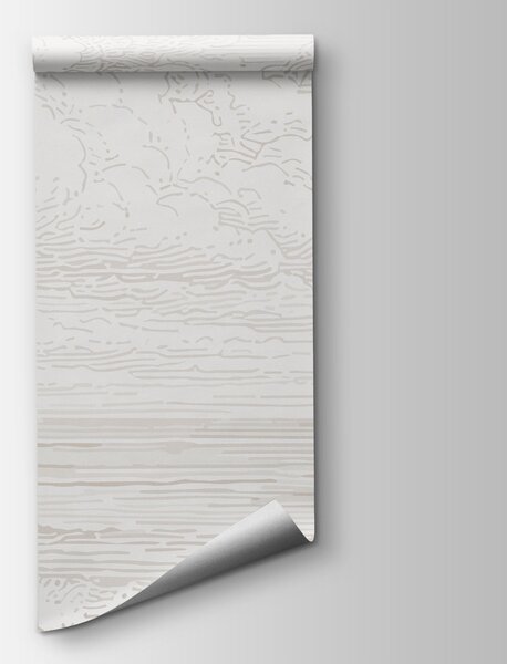Fototapeta Kresba pláže s vlnami, Přírodní fototapety, Populární fototapety, t00813v1 - Tapeko.co.cz
