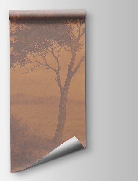 Fototapeta Stromy na kopci u vody, Přírodní fototapety, Populární fototapety, t00815 - Tapeko.co.cz