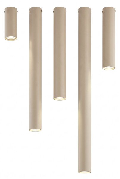 Stropní svítidlo TECNO 1S – moka, 1× GU10, šířka 28 cm