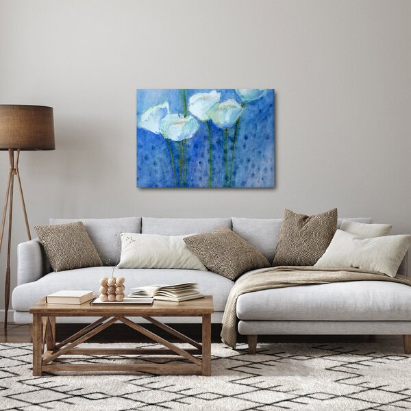 Obraz - Bílé tulipány (70x50 cm)