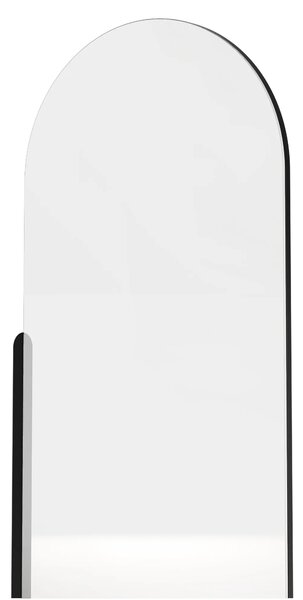 Hector Nástěnné zrcadlo s LED osvětlením Brio 40x105 cm černé