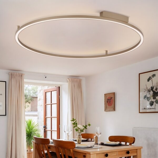 Brilagi - LED Stmívatelné svítidlo PORTOFINO LED/85W/230V pr. 120 cm béžová + DO