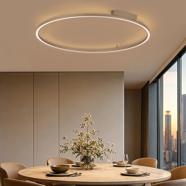 Brilagi - LED Stmívatelné svítidlo PORTOFINO LED/85W/230V pr. 120 cm béžová + DO