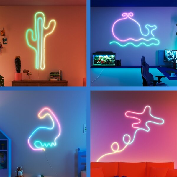 Philips -LED Stmívatelný pásek SMART NEON FLEX 10m LED/45W/230V 2700/6500K Wi-Fi