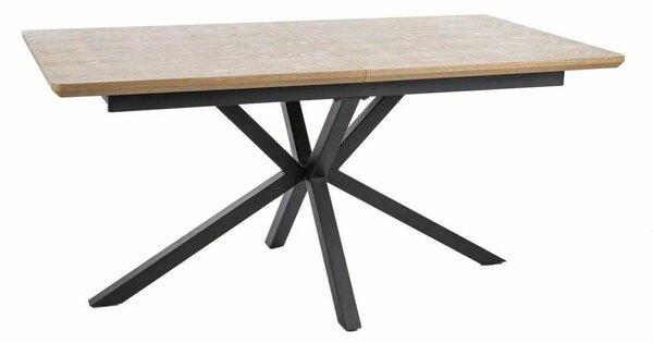 Jídelní stůl Hull, dub / černá