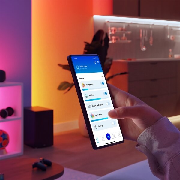 Philips - LED RGBIC Stmívat. pásek SMART STRIP 10m LED/43W/230V 2700/6500K Wi-Fi