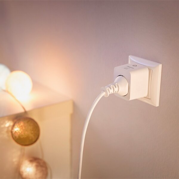 Philips - SADA 2x Chytrá zásuvka SCHUKO 2300W Wi-Fi