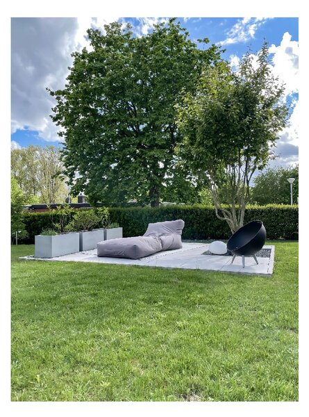 Truhlík MAXI, sklolaminát, šířka 80 cm, beton design