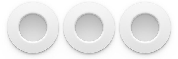 Hue WCA Slim zápustné svítidlo 3x LED 8,3W 750lm 2200-6500K RGB CRI80 9cm kulaté IP44, bílé