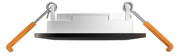 Hue WCA Slim koupelnové zápustné svítidlo LED 8,3W 790lm 2200-6500K RGB 9cm kulaté IP44, černé