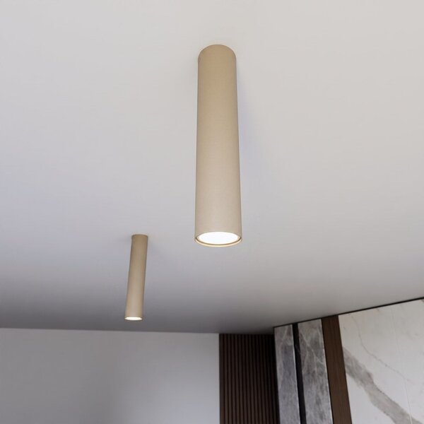 Stropní svítidlo TECNO 1M – moka, 1× GU10, šířka 51 cm