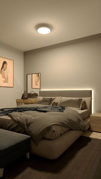 Fleta UltraEfficient stropní svítidlo LED 10W 1850lm 2700K CRI80 35cm kulaté IP20, bílé