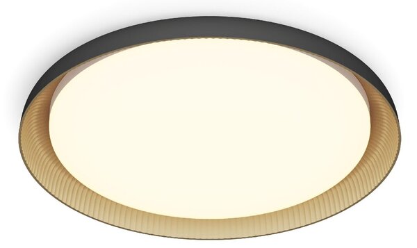 Pebblo UltraEfficient stropní svítidlo LED 10W 1850lm 2700K SceneSwitch CRI80 32cm kulaté IP20,černé